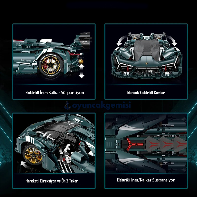 Lamborghini Terzo Milenio | 3464 Parça