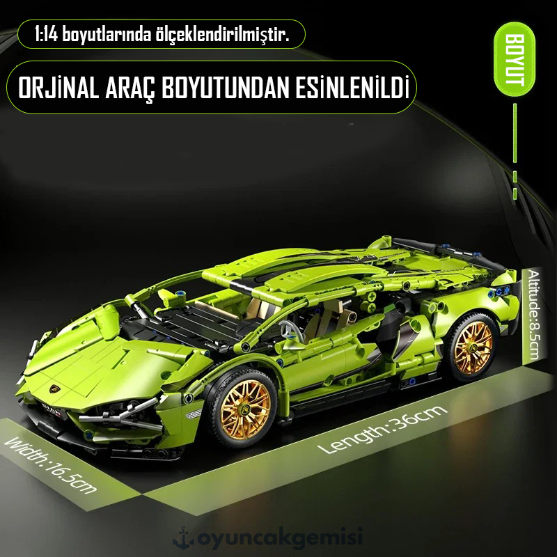 Lamborghini Sian | 1280 Parça